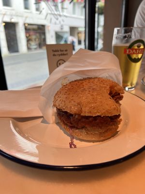 Chipotle burger  at Mat Fra Hagen - Thomas Angells Gate in Trondheim