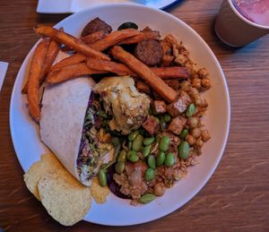 Plate from the buffet at Mat Fra Hagen - Thomas Angells Gate in Trondheim