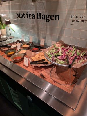 Buffet at Mat Fra Hagen - Thomas Angells Gate in Trondheim