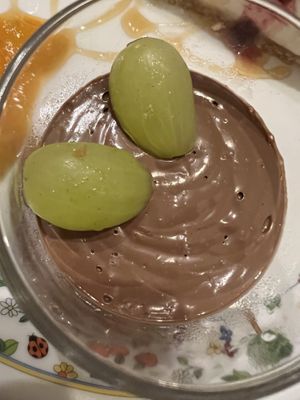 Chocolate mousse  at Le Fate in Florence