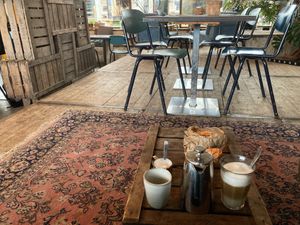 Lekkere Vegan koffie  at Fruittuin van West in Amsterdam