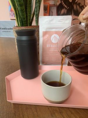 Specialty coffee at Nowhere in Milan