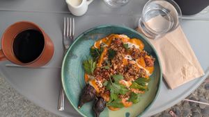 Middle east aubergine at Nowhere in Milan