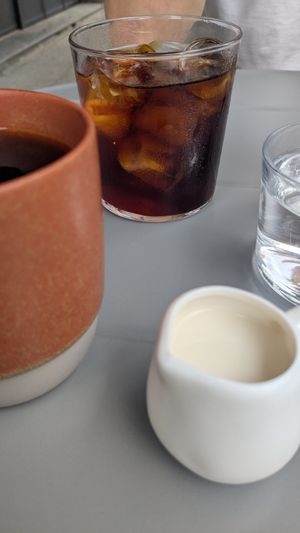 Cold brew et filtre at Nowhere in Milan