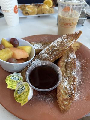 Vegan French toastt  at Scramble in Phoenix