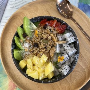 Green Smoothie Bowl (wished it had more granola on it)  at Kappra Cafe in Bangkok