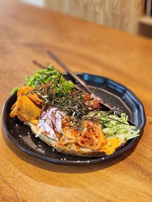 The Bibimbap  at Kappra Cafe in Bangkok