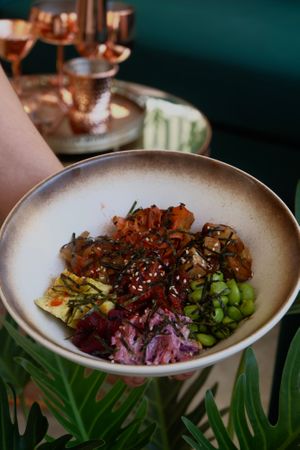 The Kappra Poké - unbelievable flavors in every bite at Kappra Cafe in Bangkok