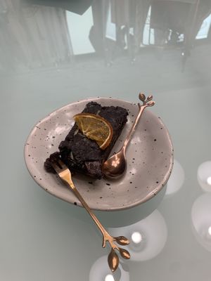 Brownie (85 baht)  at Kappra Cafe in Bangkok