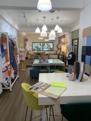 Upstairs, Fabric Store  at Kappra Cafe in Bangkok