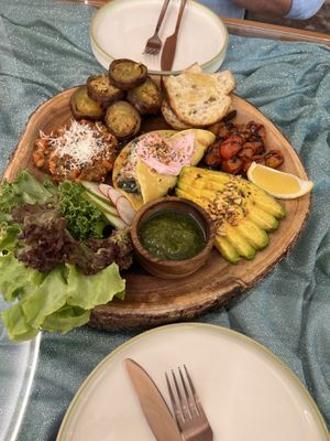 The food is delicious and the decor is really cute and cozy!  at Kappra Cafe in Bangkok