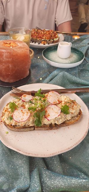 Tuna chickpea of the sea at Kappra Cafe in Bangkok