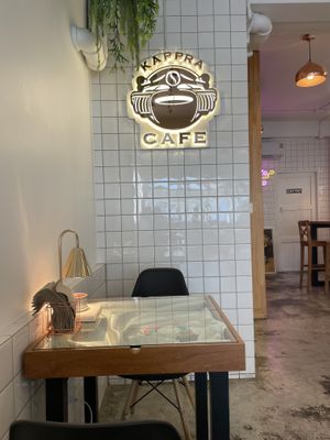Inside  at Kappra Cafe in Bangkok