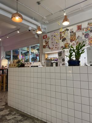 Inside counter   at Kappra Cafe in Bangkok