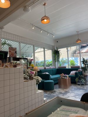 Lovely interior   at Kappra Cafe in Bangkok