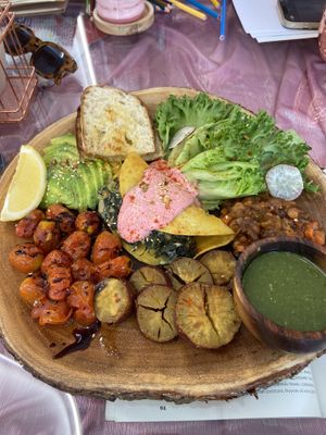 Breakfast plater  at Kappra Cafe in Bangkok
