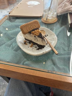 Cookie cheesecake   at Kappra Cafe in Bangkok