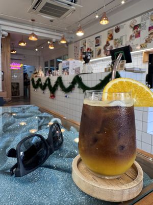 Organise Americano   at Kappra Cafe in Bangkok