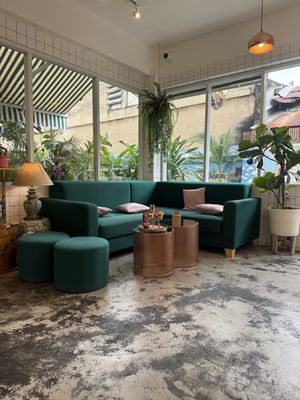 Inside - lovely!   at Kappra Cafe in Bangkok