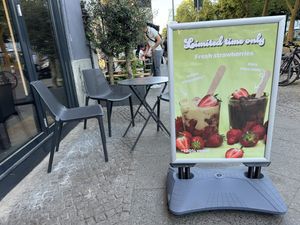 outside  at Chimneys Friedrichshain in Berlin