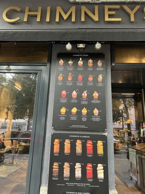 Exterior with options clearly displayed   at Chimneys Friedrichshain in Berlin