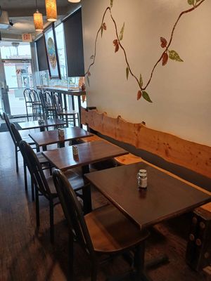 Inside at Cacao Tree Cafe in Royal Oak