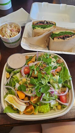 Caesar Salad & BLT Sandwich at Cacao Tree Cafe in Royal Oak