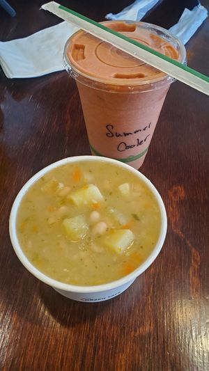 Bean & Potato Soup at Cacao Tree Cafe in Royal Oak