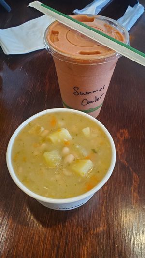 Bean & Potato Soup at Cacao Tree Cafe in Royal Oak
