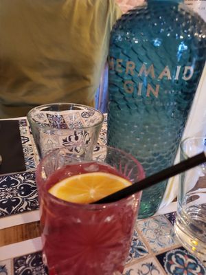 Orange and pomegranate soda at Cibo in Wooton