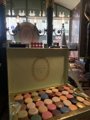   at Ladurée in Paris