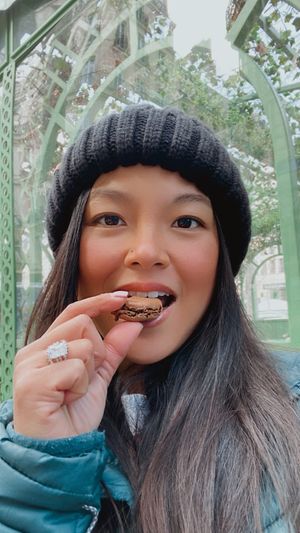   at Ladurée in Paris