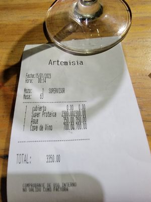 Not expensive at Artemisia - Costa Rica in Buenos Aires