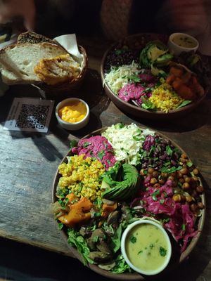 Bread serving with the food at Artemisia - Costa Rica in Buenos Aires