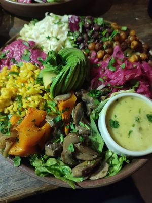 Ensalada super proteica, delicious! at Artemisia - Costa Rica in Buenos Aires