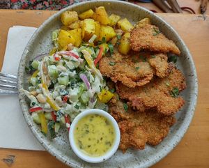 Girgolas empanadas   at Artemisia - Costa Rica in Buenos Aires