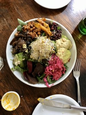 protein salad - so good!!! at Artemisia - Costa Rica in Buenos Aires