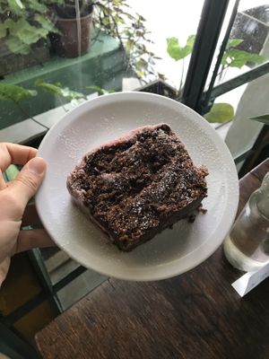 vegan chocolate breakfast bread - incredible  at Artemisia - Costa Rica in Buenos Aires