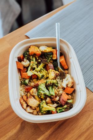 Roasted Veggie Bowl at Green Spoon Co in St Petersburg