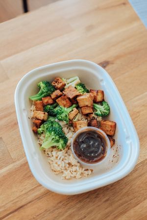 Tofu Teriyaki at Green Spoon Co in St Petersburg