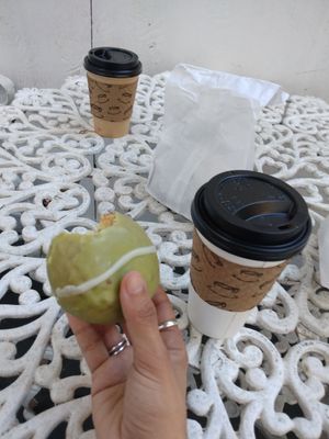 matchaaa at Pepples Donut Farm in Berkeley