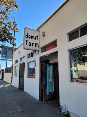 Outside at Pepples Donut Farm in Berkeley