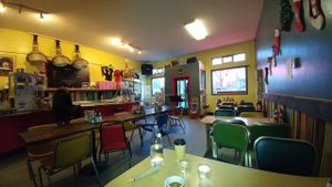 First customer today at Pepples Donut Farm in Berkeley