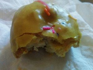 curry coconut   at Pepples Donut Farm in Berkeley