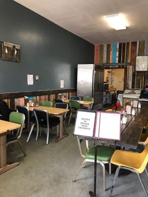 inside at Pepples Donut Farm in Berkeley