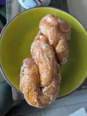 Cinnamon Twist--perfect texture! at Pepples Donut Farm in Berkeley