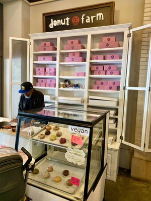 Cute stand  at Pepples Donut Farm in Berkeley