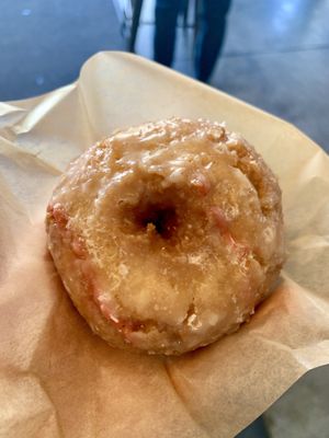 Vanilla donut at Pepples Donut Farm in Berkeley