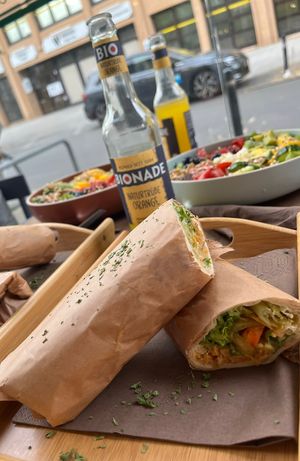 Gyrosrolle (vegan)   at  Veats in Hannover