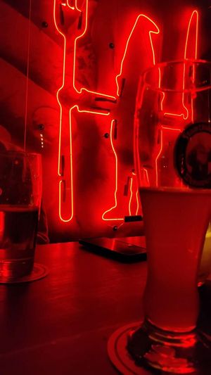 Chilling in the pub at HeimWerk Schwabing in Munich